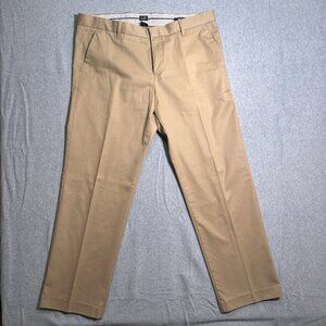 Gap Mens Khakis 38x32 Tailored Straight Fit Tan